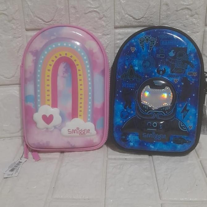 

smiggle bright side hardtop pencil case Kualitas Original