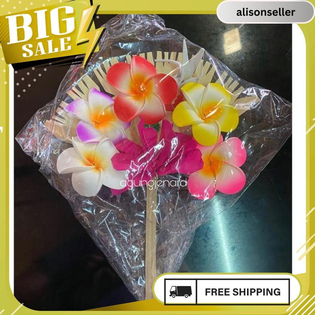 Bunga Imitasi Kamboja /Bunga Kamboja Rias Daksina Bali Gratis Ongkir