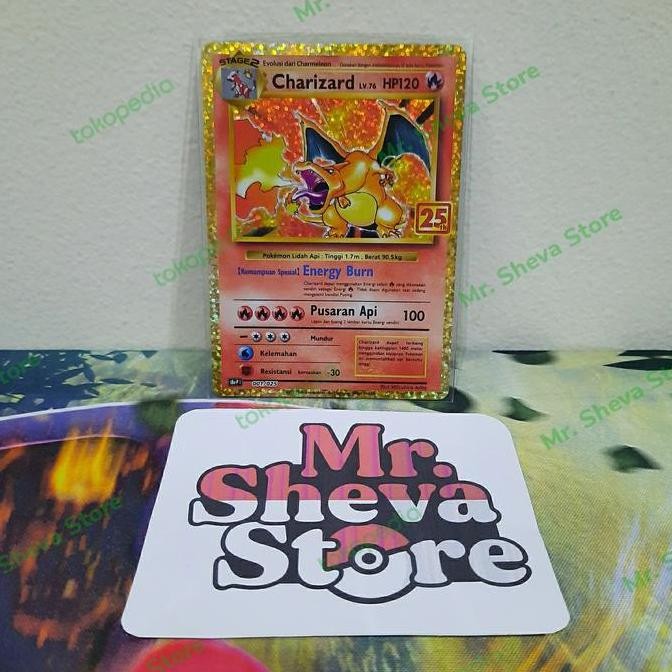 Charizard 25th Anniversary Pokemon Indonesia