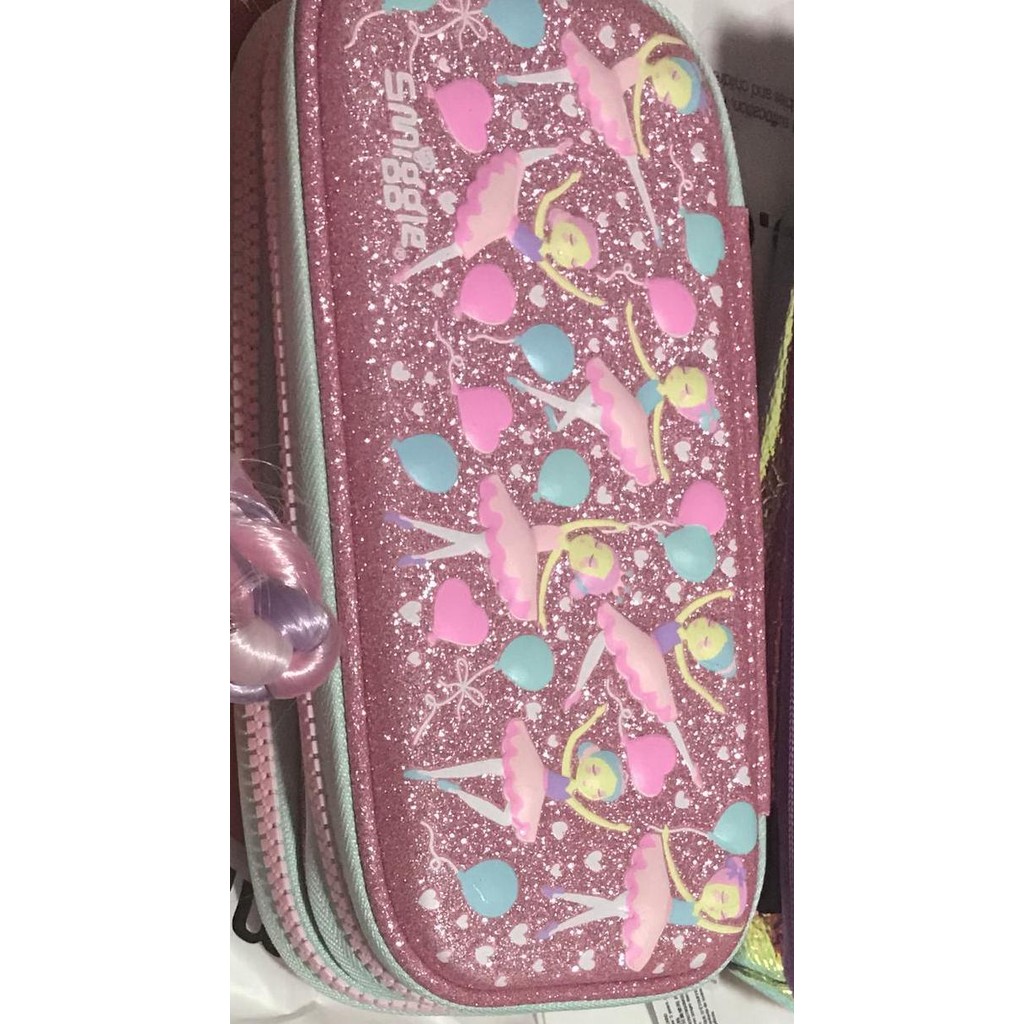 

Smiggle Ballerina Glitter Hardtop Double Decker Pencil Case Kualitas Original