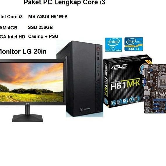 Paket Pc Core I3 Lengkap New Stok