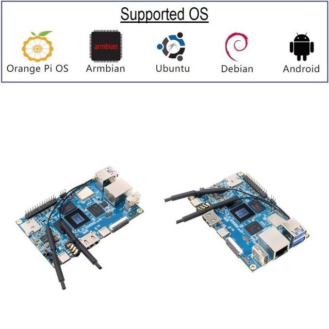 Orange Pi 5B - 16Gb Ram (With 128Gb Emmc) New Stok