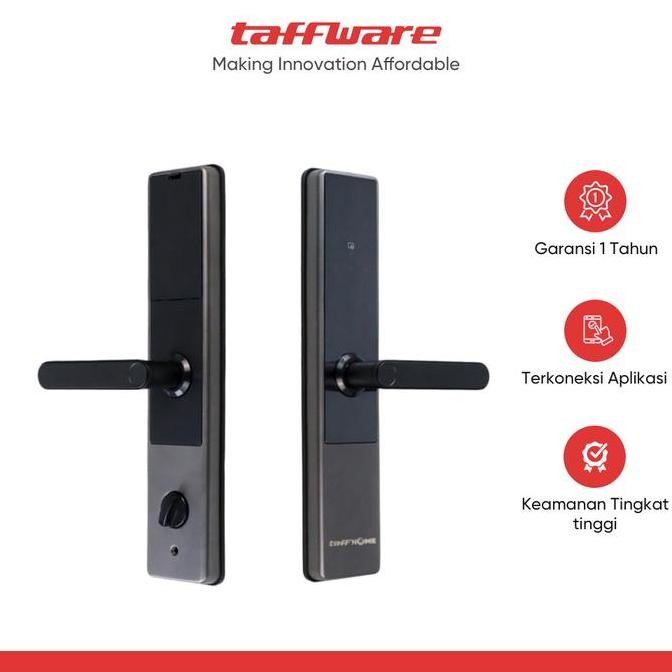 Taffhome Smart Door Lock Bluetooth Password Fingerprint Card Ttlock - A3F