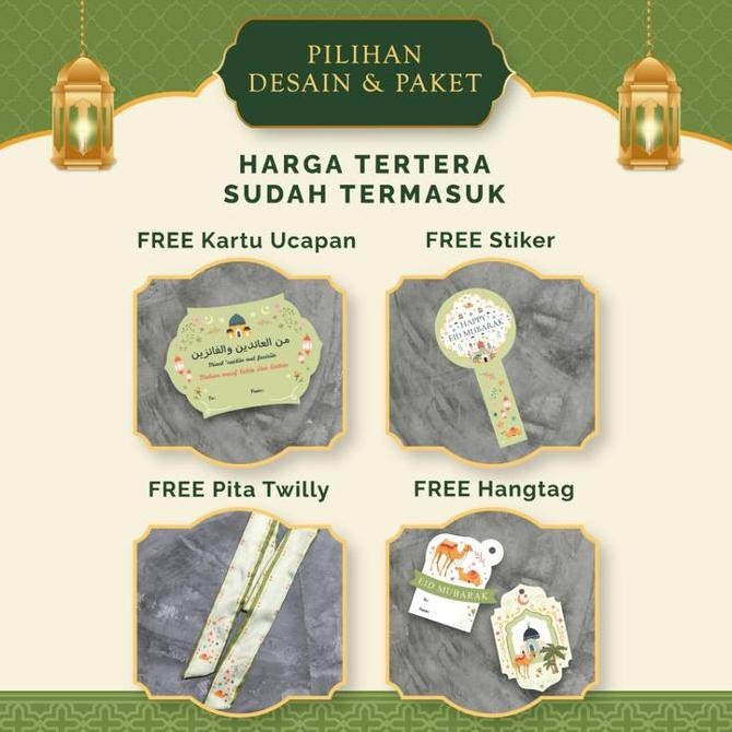 

Gable box HASYA kotak hampers lebaran idul fitri model PITA TWILLY toples tabung/kotak/hardtop 911 ukuran (20x20x8cm) muat toples TABUNG (400ml : 4 toples) atau toples KOTAK HARDTOP 119 (250gr : 4 toples) bisa untuk kue bolu finishing laminasi anti air