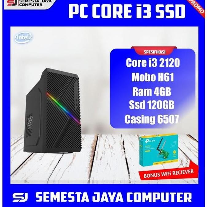 Paket Pc Office Core I3 Ssd New Stok