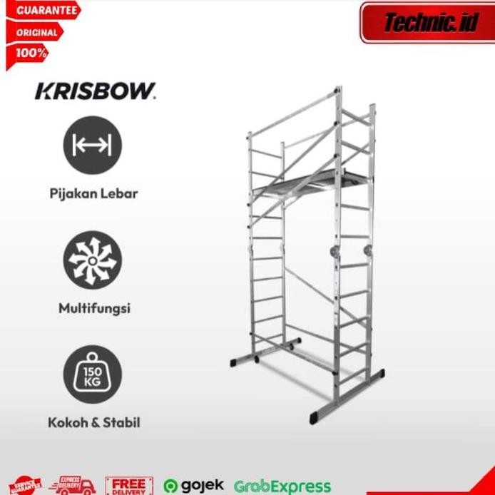 Krisbow Tangga Scaffolding 3 Meter Krisbow Tangga Scafolding Multi Fungsi Aluminium Tangga Esteger