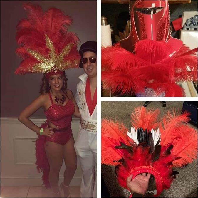 Isi 5 Bulu Ostrich Feather 20-25 Cm Bulu Ostrich Craft Dekorasi Props