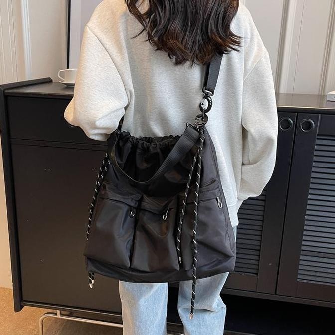 baru EDEN - Tas Bucket Nylon Totebag Sling Bag Korea