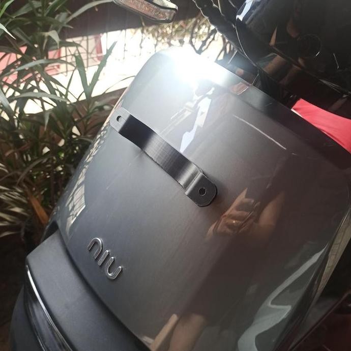 Aksesoris motor - Dudukan plat nomer NIU Gova 3 - PA CARBON FIBER