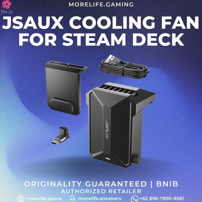 BEBAS ONGKIR - JSAUX Cooling Fan for Steam Deck, Free Modcase