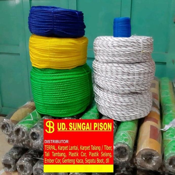 

TALI TAMBANG plastik Kiloan kg 2 3 4 5 6 7 8 10 12 14 16 18 mm