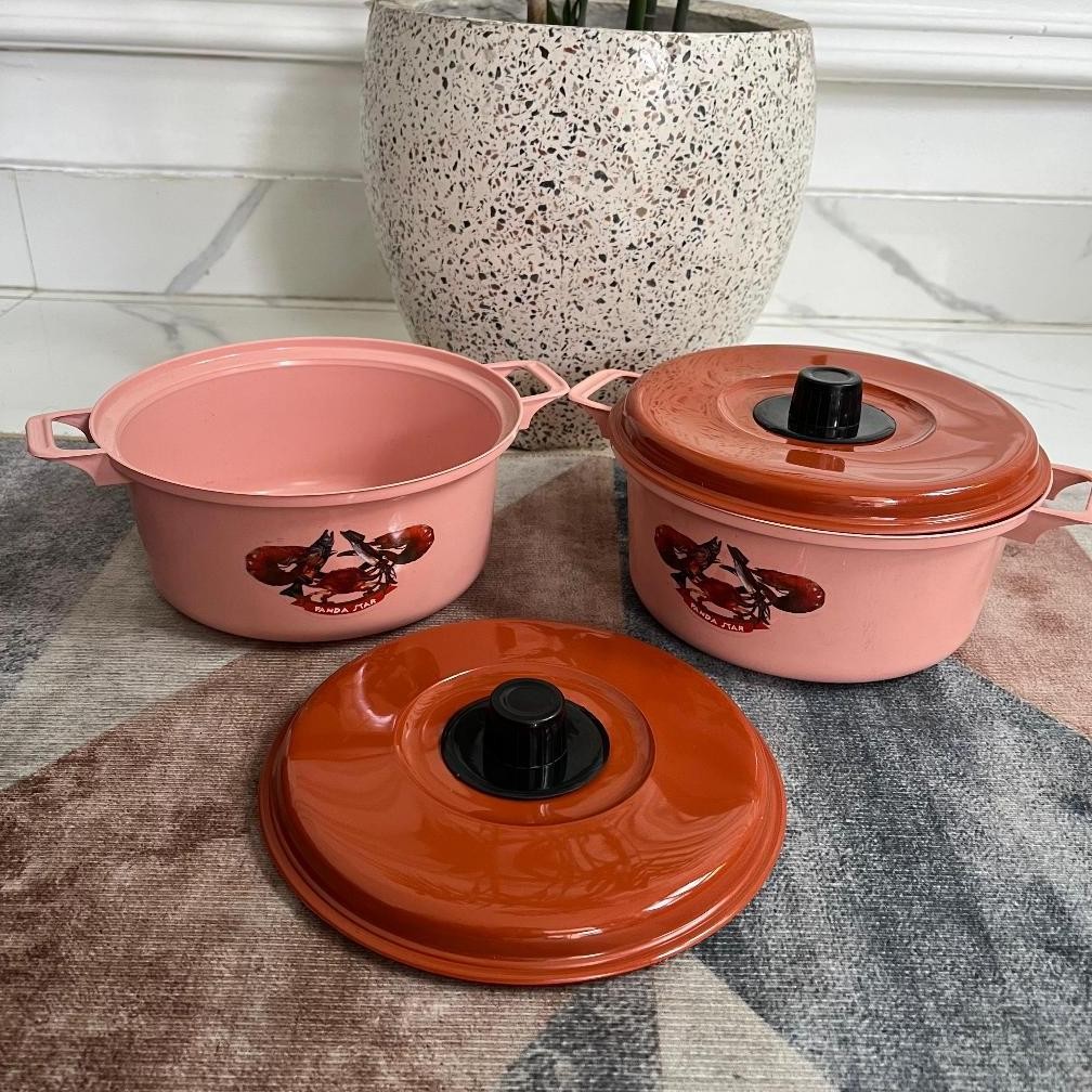 Mangkuk Panci Prasmanan Plastik Capucino Dengan Tutup/Basi Prasmanan Dengan Tutup 18 Terlaris