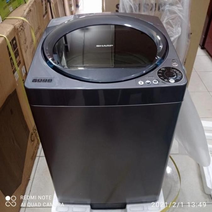 BEBAS ONGKIR - Mesin Cuci SHARP 1 Tabung ES-M1008T Kaps-, 10kg