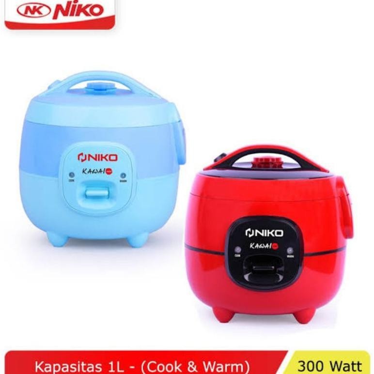 NEW NIKO Rice Cooker Magic Com Mini 1 Liter KAWAI [terbaik][terlaris]