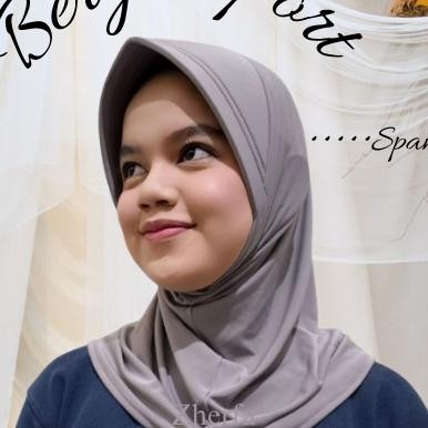 Bergo Sport Pet Garis 2 Kerudung Olahraga E Standar Size S Hijab N