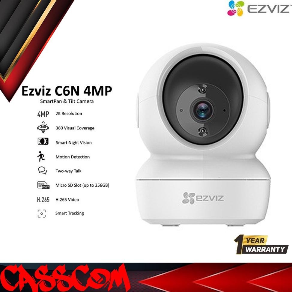 NEW Ezviz C6N Smart Wifi Pan Tilt Camera 4MP IPcam [terbaik][terlaris]