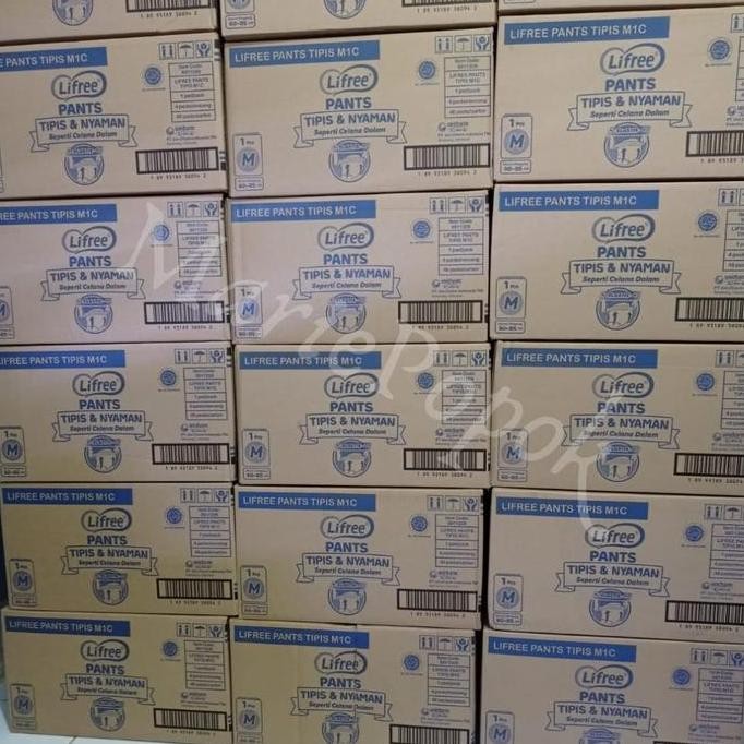 LIFREE POPOK CELANA/POPOK DEWASA (SIZE : M/L/XL) ISI 48 PCS/1 DUS