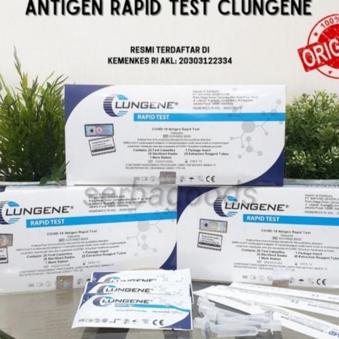Clungene Biru AKL Antigen Isi 25 Test