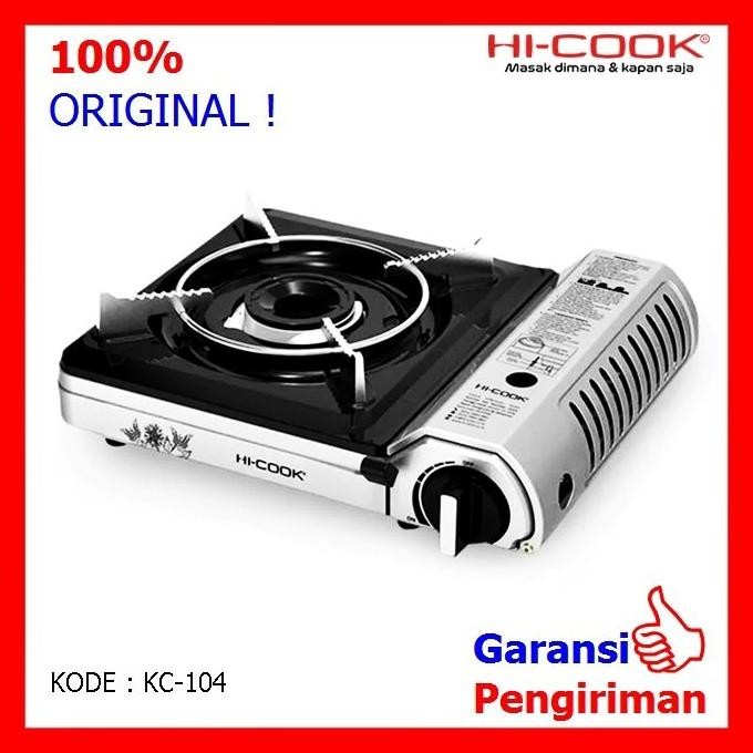 Uj-32 Hi Cook Kc 110 . Kompor Gas Portable 1 Tungku  . Baru & Bergaransi