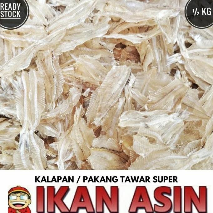 

Ikan Asin Pakang / Pakkang / Kalapan 500 Gr Cap Toke Bagan Siapi Api