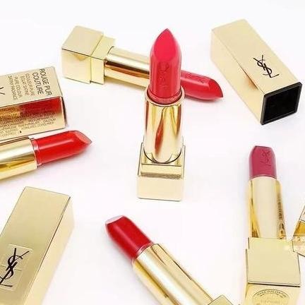 YSL Luxury Lipstick/Rouge Pur Couture Lipstick/Full Size 3.8gr/Hot Cr-1966/153/17/52/83/157/156/100%