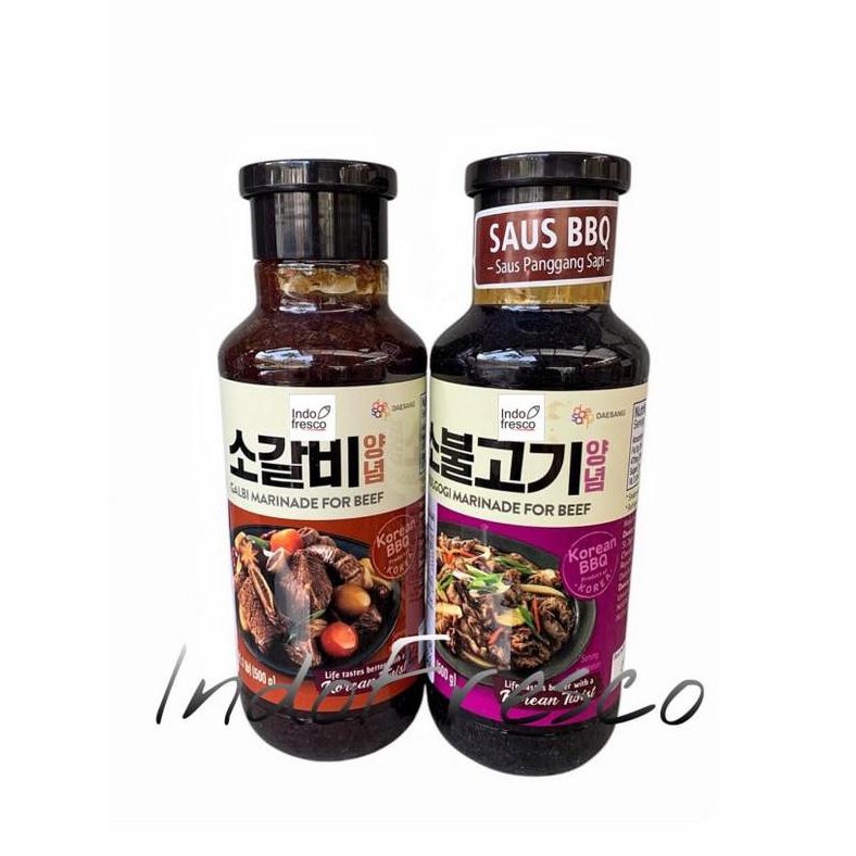 

Daesang (Chung Jung One) Beef BBQ Sauce Marinade/ Saus bumbu BBQ- 500g MS02