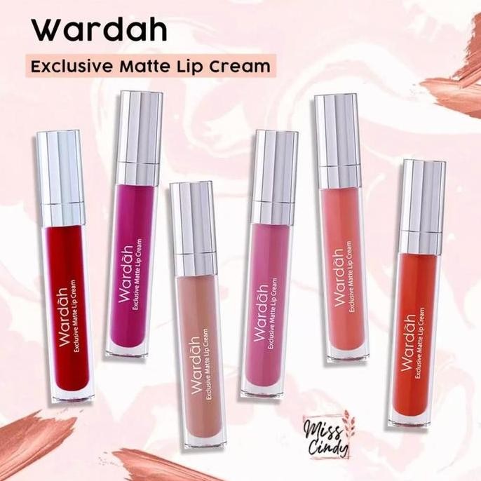 Wardah Exlusive Matte Lip Cream / Lipstik Matte