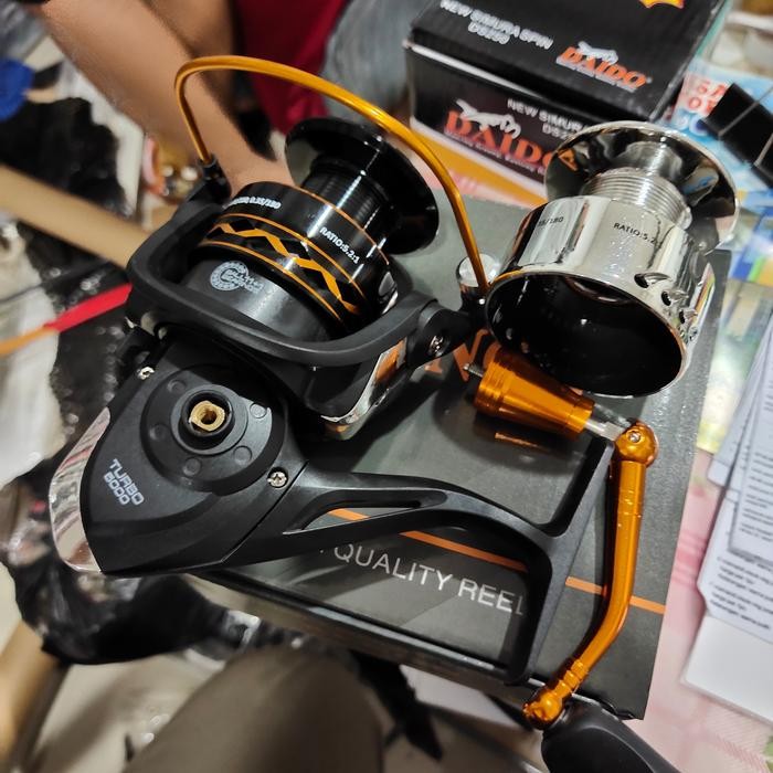 Reel Xenon Turbo 3000 Power Handel Doubel Spool #Gratisongkir