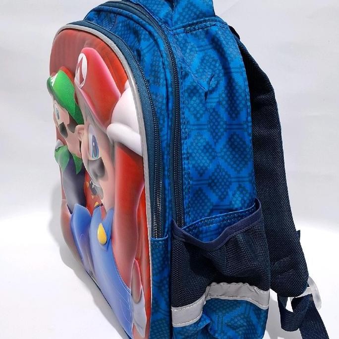 

Miliki Tas Sekolah Anak Laki Laki Tk Motif Karakter Mario Bross 13 Inch Timbul 3 Dimensi Hsd Ransel