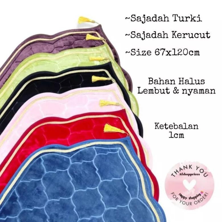 SAJADAH AESTHETIC /SEJADAH TRAVELING /SAJADAH TRAVEL/ SAJADAH HANTARAN / SAJADAH EMBOSS