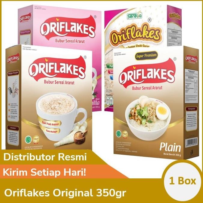 

Oriflakes Original Gastro 350 Gr Sereal Umbi Solusi Gerd Maag Lambung