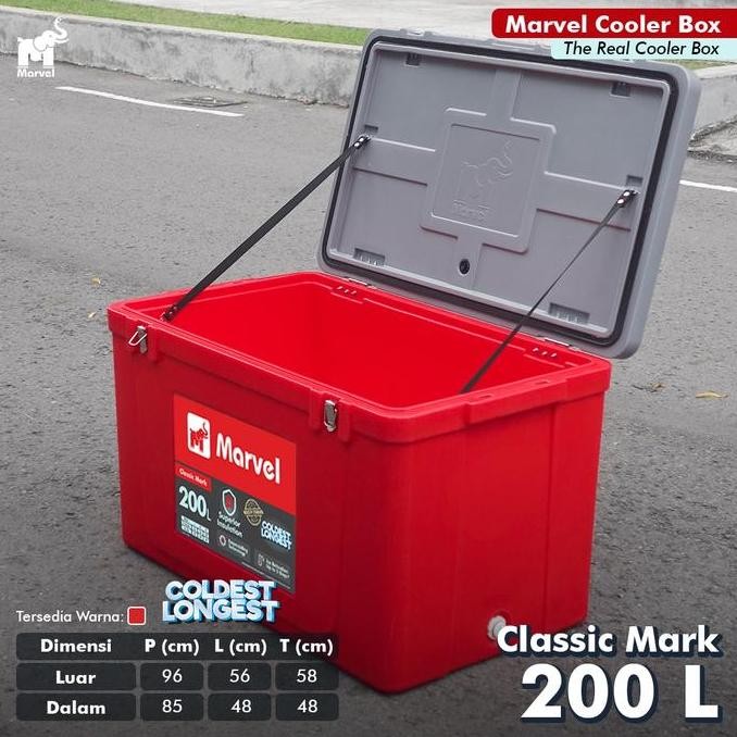 BEBAS ONGKIR - MarvelCooler 200 Ltr - Classic Mark (CoolBox - IceBox - Es box)
