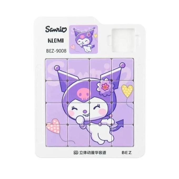 Mainan Edukasi Puzzle Geser Motif Hello Kitty Sanrio Kuromi