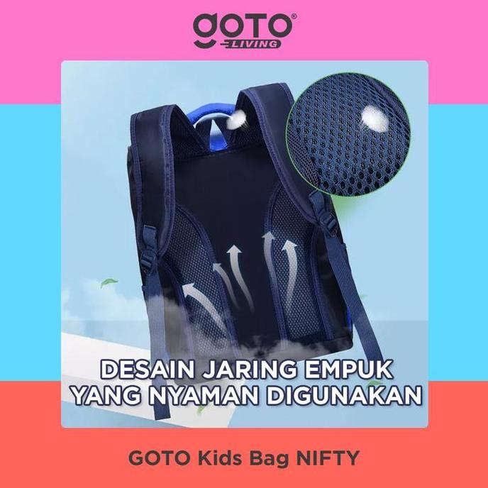

Miliki Goto Nifty Kids Bag Tas Sekolah Ransel Anak Laki-Laki Perempuan Tk Sd
