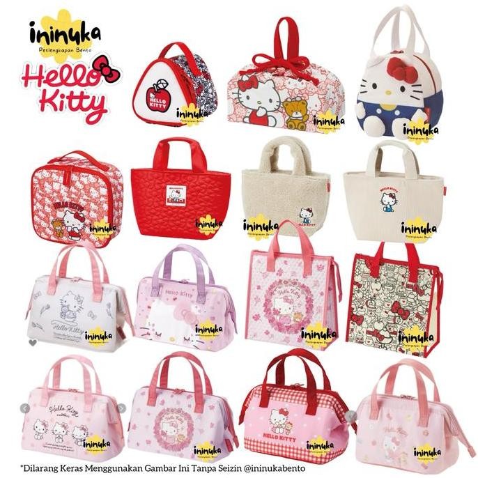 [Skater] Lunch Bag Hello Kitty Tas Bekal Tas Makan