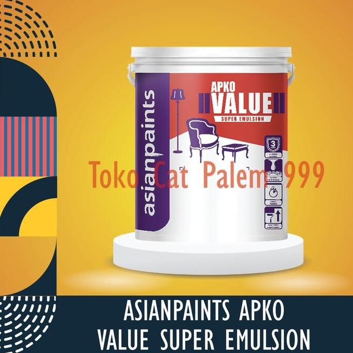 NEW asian paint VALUE 3202 white 25 kg pail