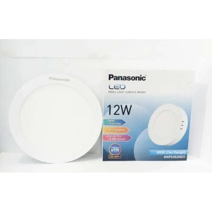 PANASONIC Downlight LED OB 12W PANEL Outbow 12 W 12Watt 12 Watt BULAT