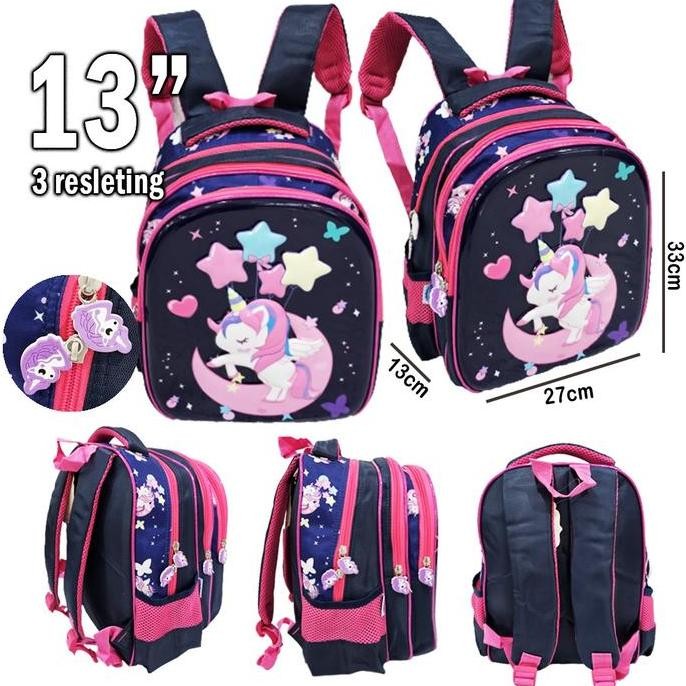 

Terjangkau Tas Anak Sekolah Tk Ransel Perempuan Unicorn Osh 3Res Import 13Inc