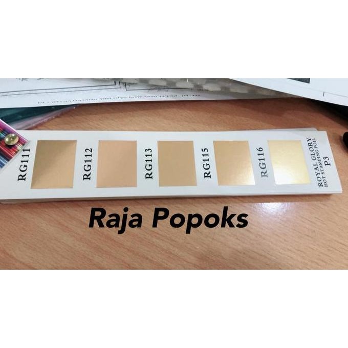 Premium ROYAL GLORY RG HOT STAMPING FOIL EMAS DOFF uk 120M x 32CM