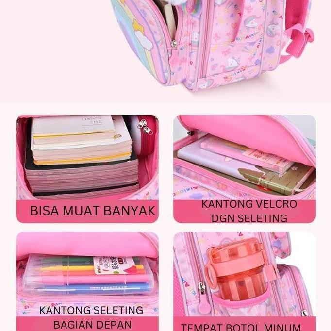 

Diskon Tas Ransel Anak Perempuan / Tas Sekolah Anti Air Bisa Dijinjing