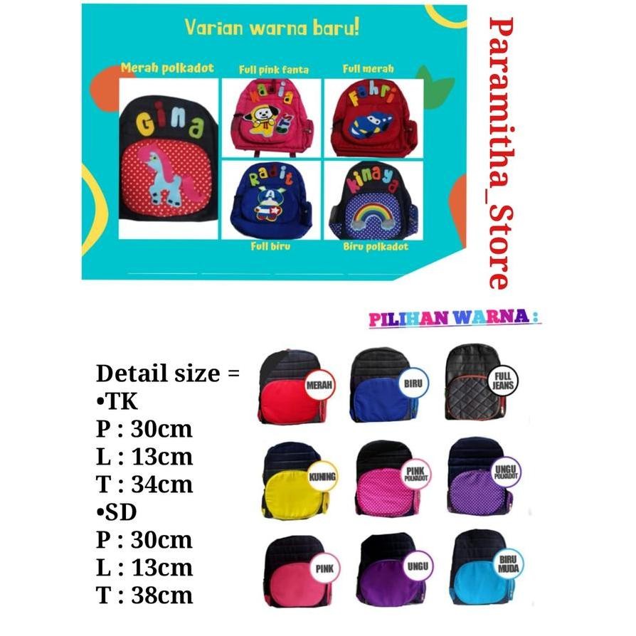 

Diskon Tas Sekolah Tas Nama Tas Anak Cowok Karakter Kartun