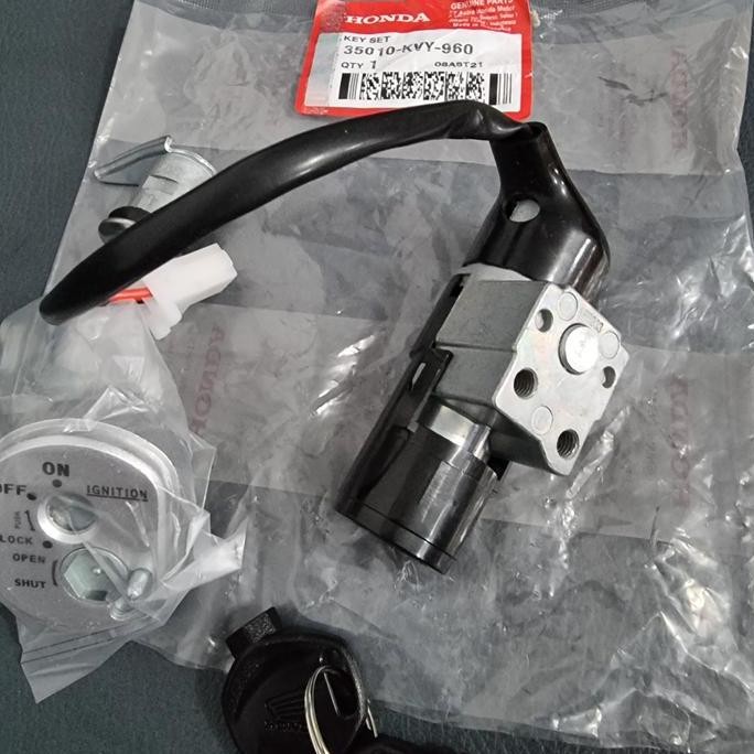 Kunci Kontak Motor Set Plus Jok Beat Karbu Lama Old Asli Ori Honda