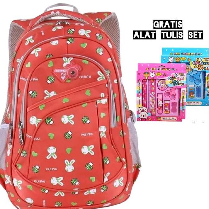 

Spesial Tas Ransel Anak Sekolah Sd Smp Motif Kelinci Gratis Alat Tulis Fashion