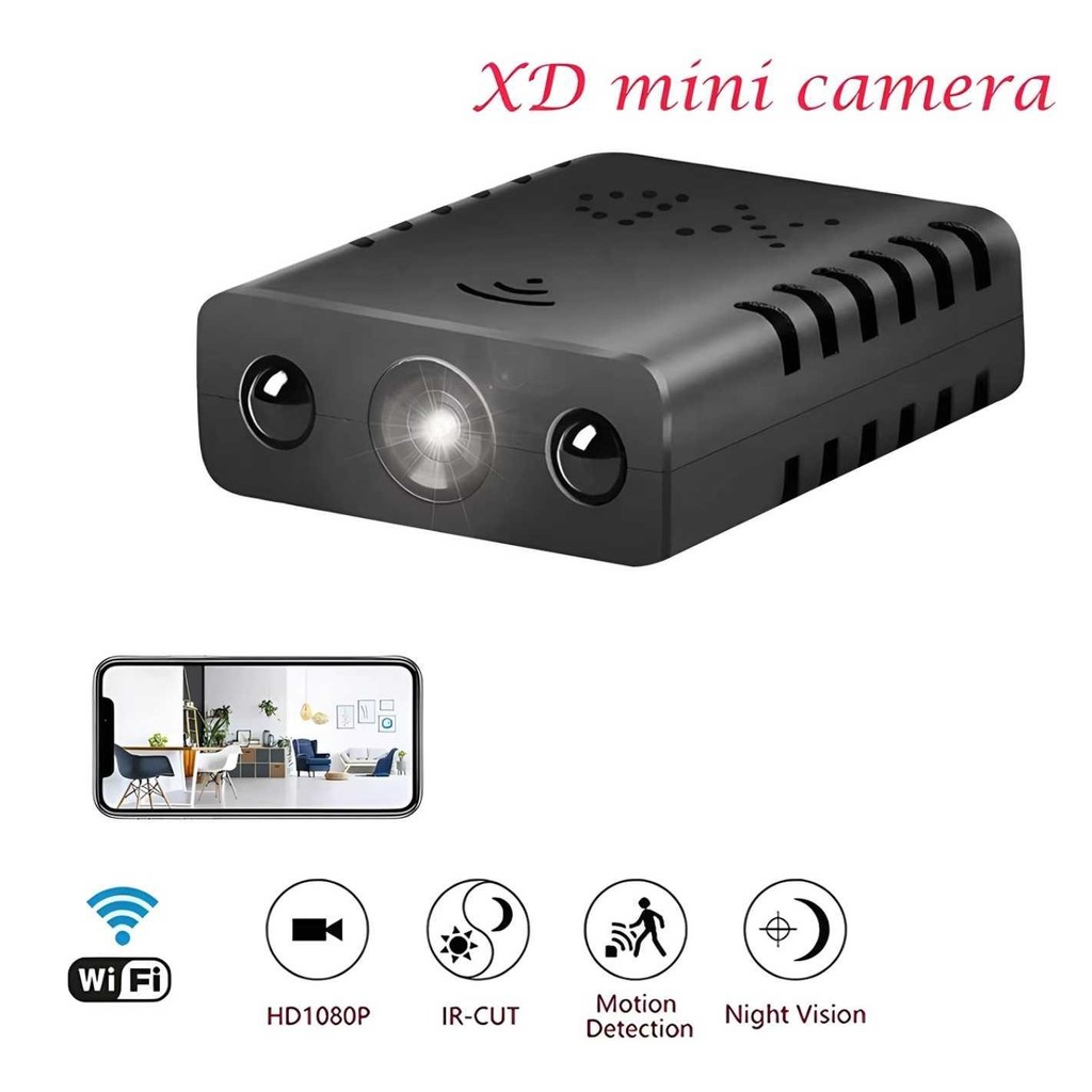 XD Kamera CCTV Indoor Mini WiFi IP Camera IR Detection - Keamanan Rumah, Desain Mini