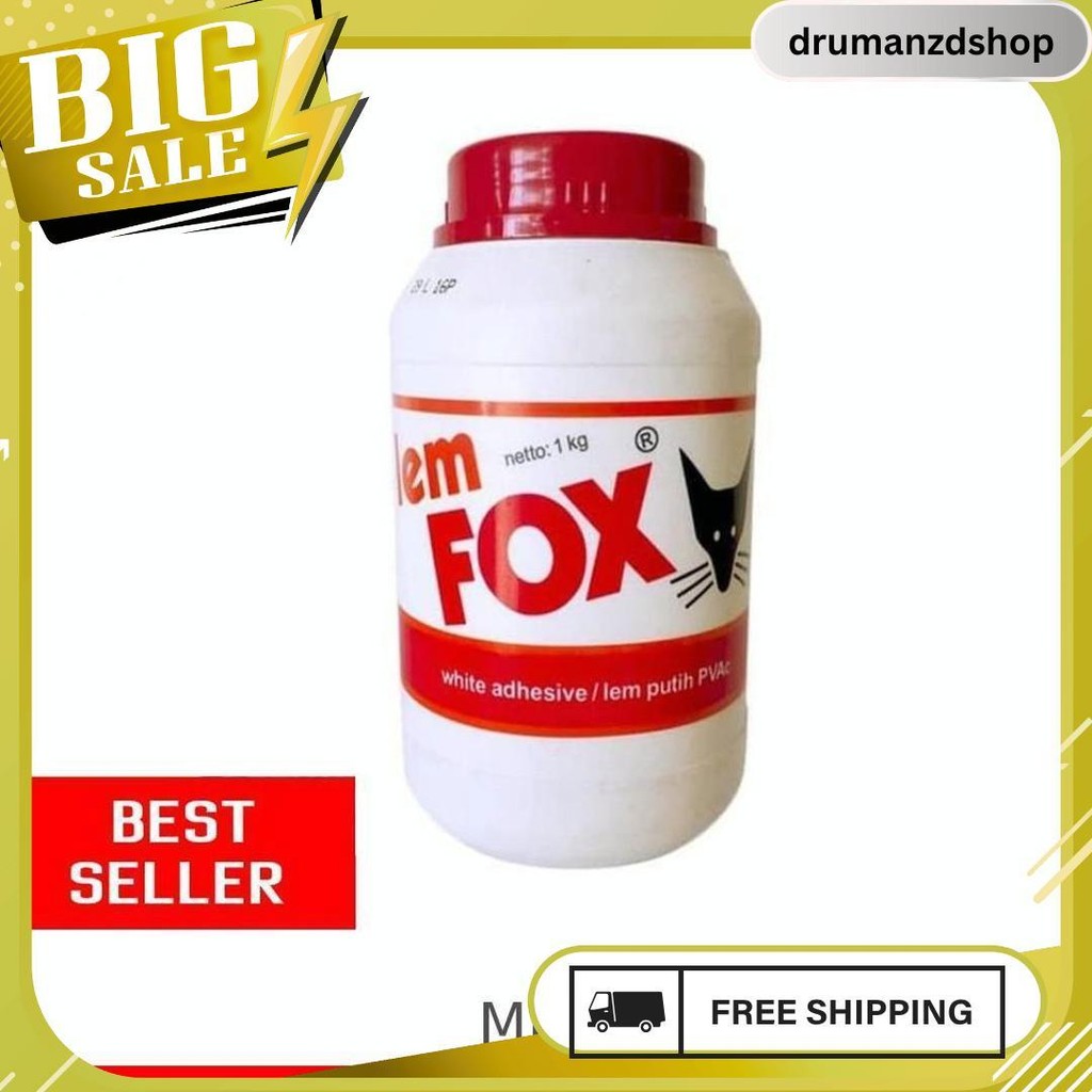 

Lem Fox Botol 1 Kg Siap Kirim