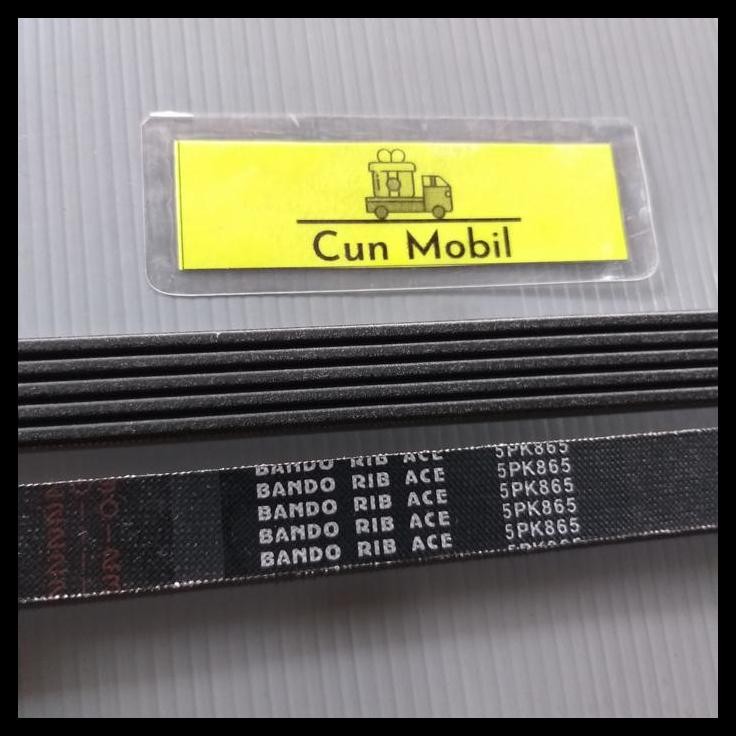 TERMURAH RIBT BELT BANDO 5PK 865 KIJANG EFI 2000 CC UNTUK ALTERNATOR 