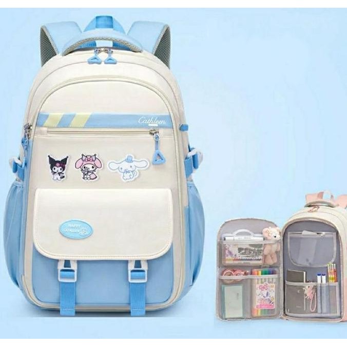 

Miliki Tas Sekolah Anak Perempuan Sd Ransel Kulkas Sanrio Happy Terbaru Satu Paket 6In1 Cod