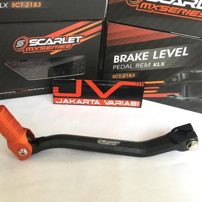Pedal Operan Gigi Klx Scarlet Cnc Model Lipat Pedal Gigi Klx Dtracker