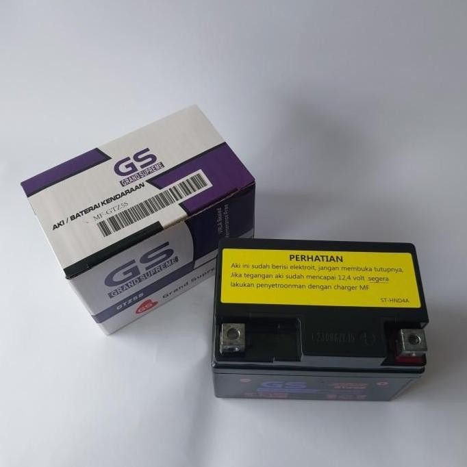 Aki Motor Beat Fi Revo Supra X125 Gtz5S Mf Accu Kering