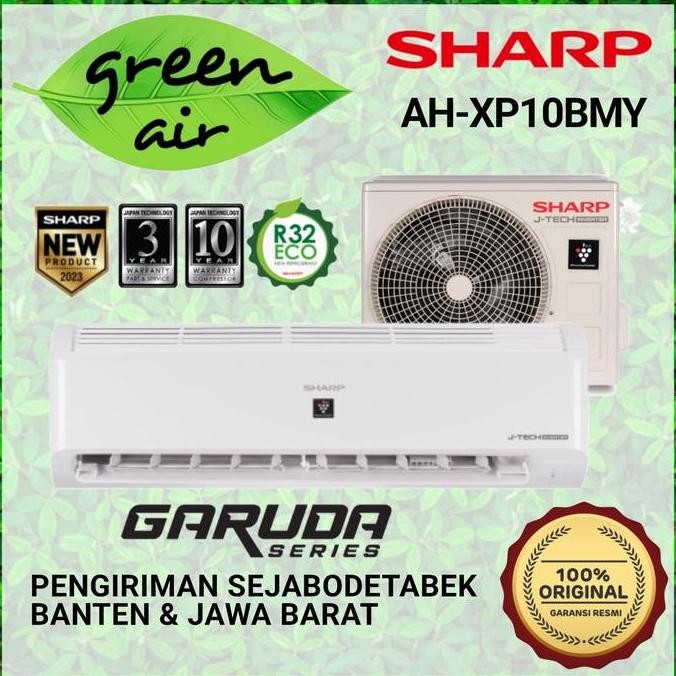 NEW AC SHARP 1PK SHARP AH-XP10BMY GARUDA SERIES INVERTER PLASMACLUSTER